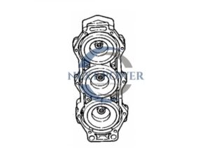 Cylinder head Yamaha 150/175/200 hp 2-stroke (64E-11111-00-94 / 6G5-11111-00-94)