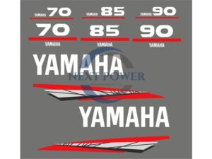 Yamaha 70 / 85 / 90 HP 1998-2004 Sticker Set (Gray or Gold)