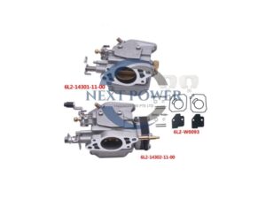 Yamaha CARBURATOR 20 / 25 HP 2cyl 2-stroke 6L2-14301-00 / 6L2-14302-00