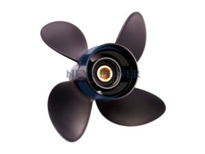 Yamaha / Selva / Tohatsu Aluminium 4 Blades Propeller 60 to 130 HP 2-Stroke | F75 to F115 4-Stroke | 15 Tooth Spline